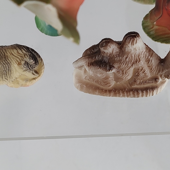 Vintage Shiny Brite Nativity Figure 12 Piece Plastic Hong Kong Mini Christmas 2" - Picture 8 of 12